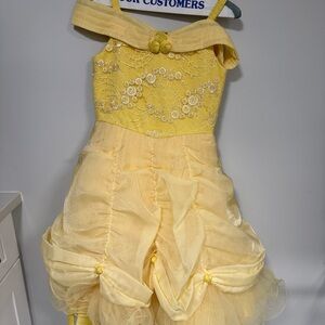Disney Princess Signature Collection Yellow Belle Dress for 10 Yo